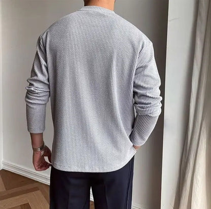 Classic long-sleeve crewneck everyday jumper for men | Bellmont -6
