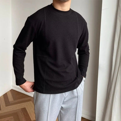 Classic long-sleeve crewneck everyday jumper for men | Bellmont -7