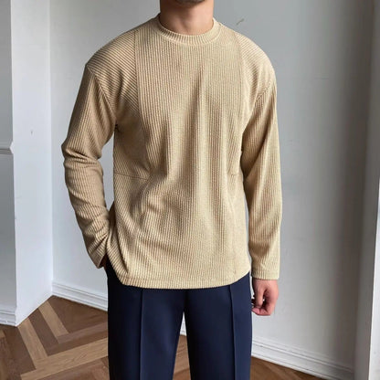 Classic long-sleeve crewneck everyday jumper for men | Bellmont -8