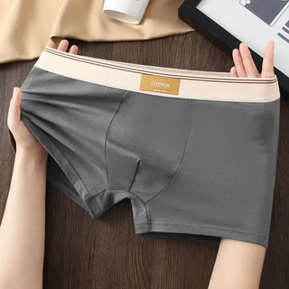 Classic cotton everyday boxer shorts for men | Cotton Theory -3