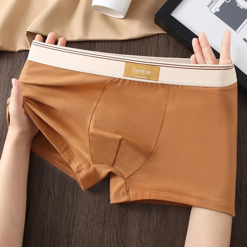Classic cotton everyday boxer shorts for men | Cotton Theory -4