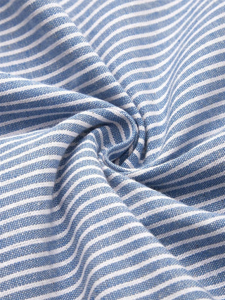 Striped everyday comfort midi dress for women | Brienne -4