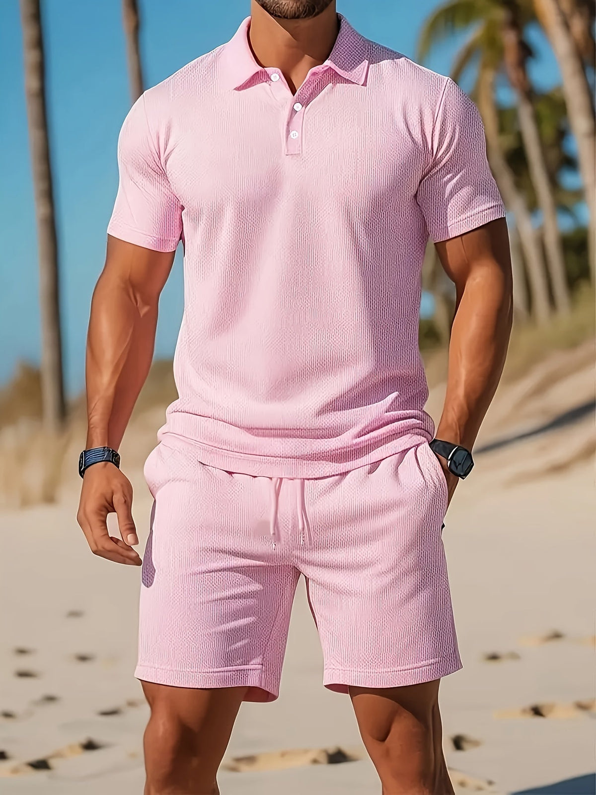 Premium casual everyday two-piece co-ord set for men | Lance -4