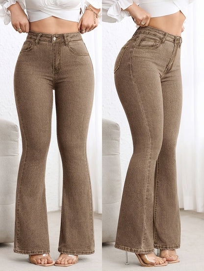 Sable | Women's Sun Washed Flare Denim Jean