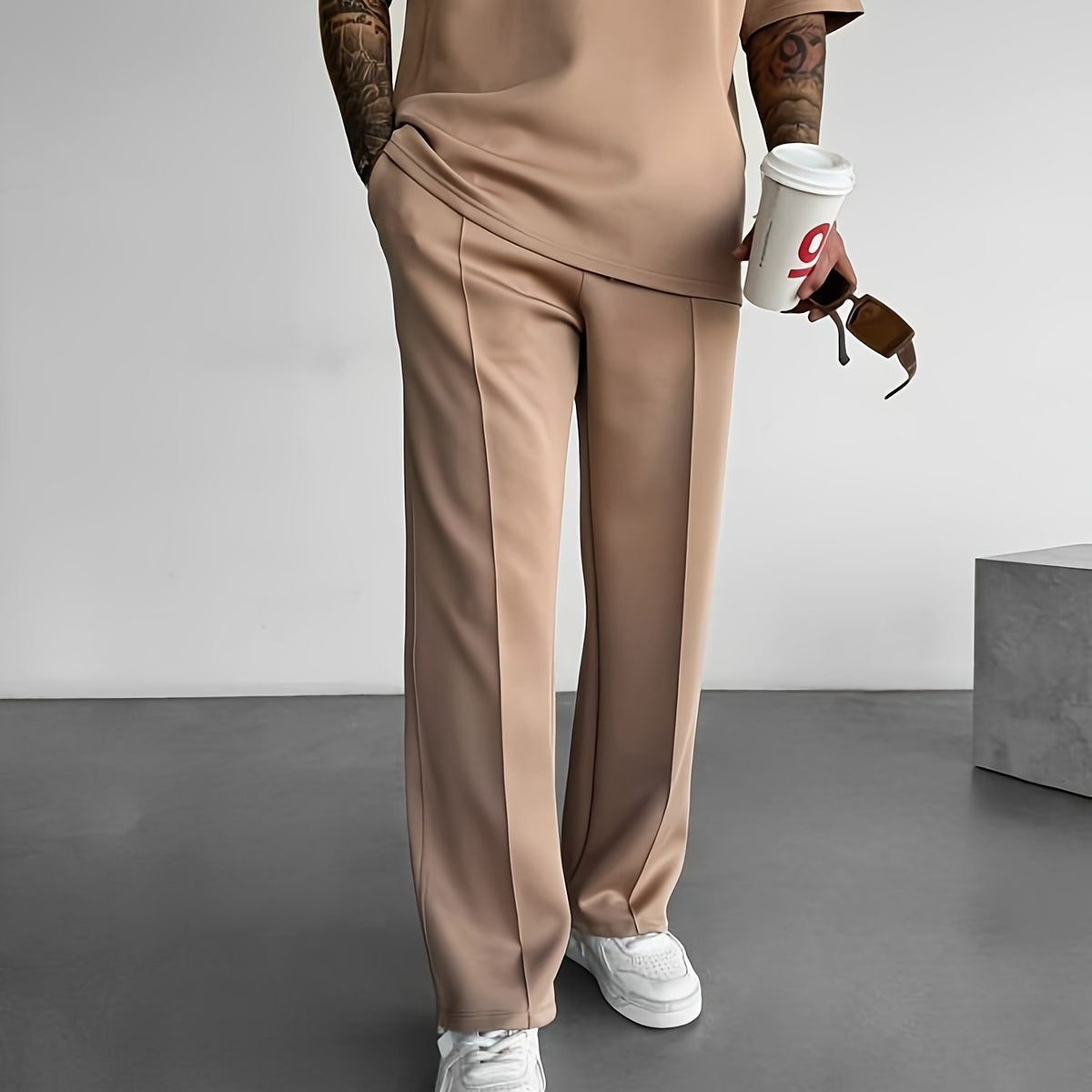 Smart pleated tailored everyday trousers for men | Ellison -24
