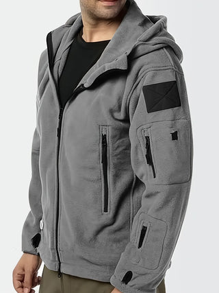 Rovan | Men's Hooded Zip Jacket with Chest Pockets