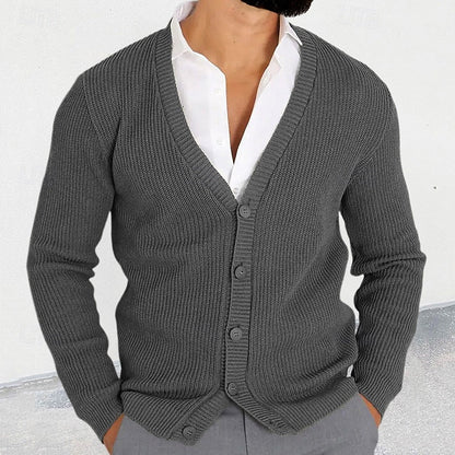 Aldenworth | Men's V Neck Button Down Cardigan