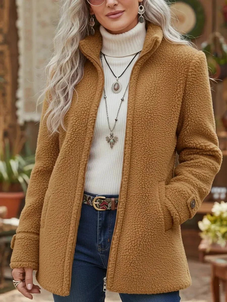 Marisole | Women's High Neck Zip Jacket