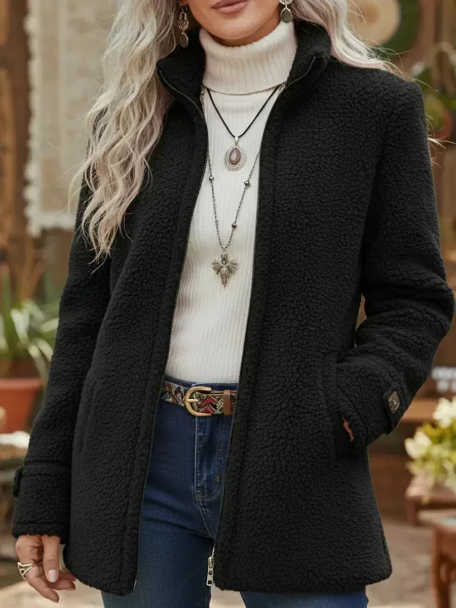 Marisole | Women's High Neck Zip Jacket