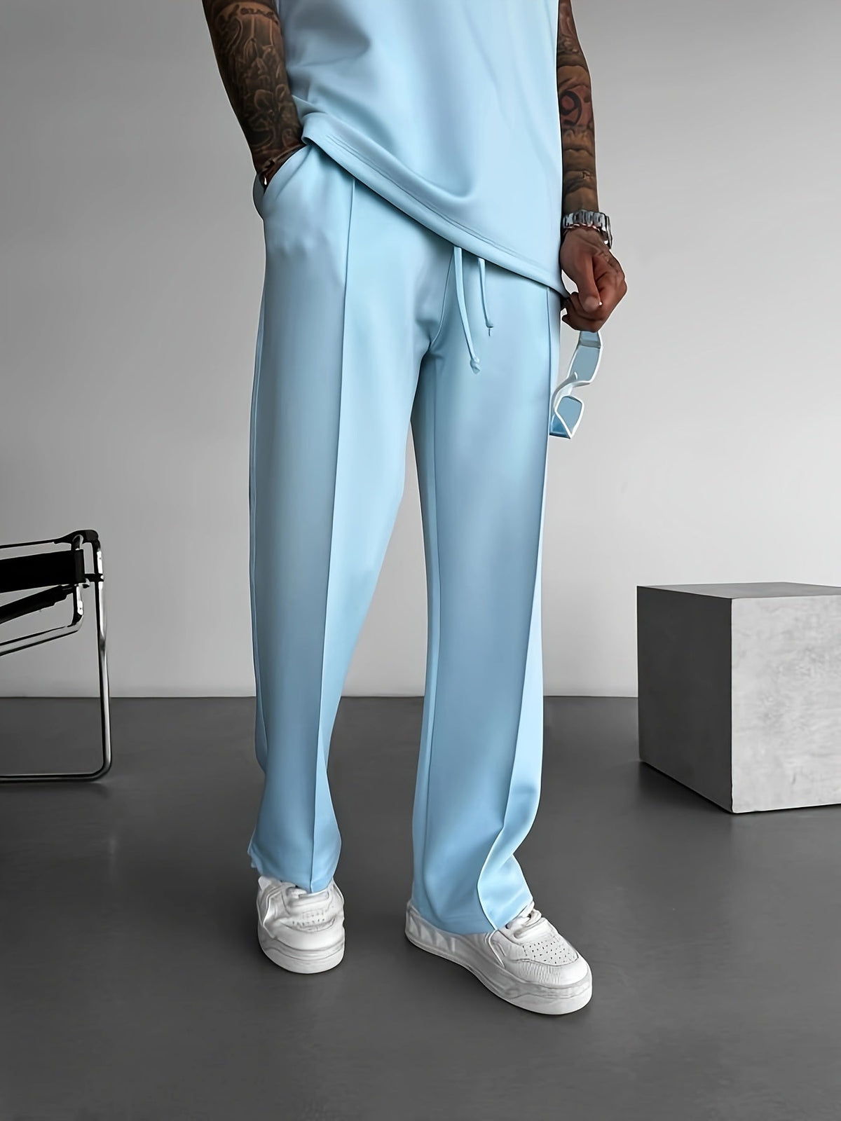 Smart pleated tailored everyday trousers for men | Ellison -12