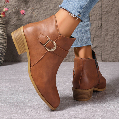 Piper | Women's Cushioned Wide Toe Ankle Boot