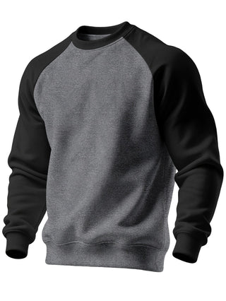 Corven | Men's Raglan Crew Neck Brushed Sweatshirt
