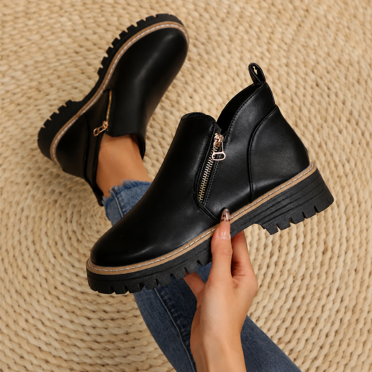 Beatrice | Women's Cushioned Wedge Ankle Boot