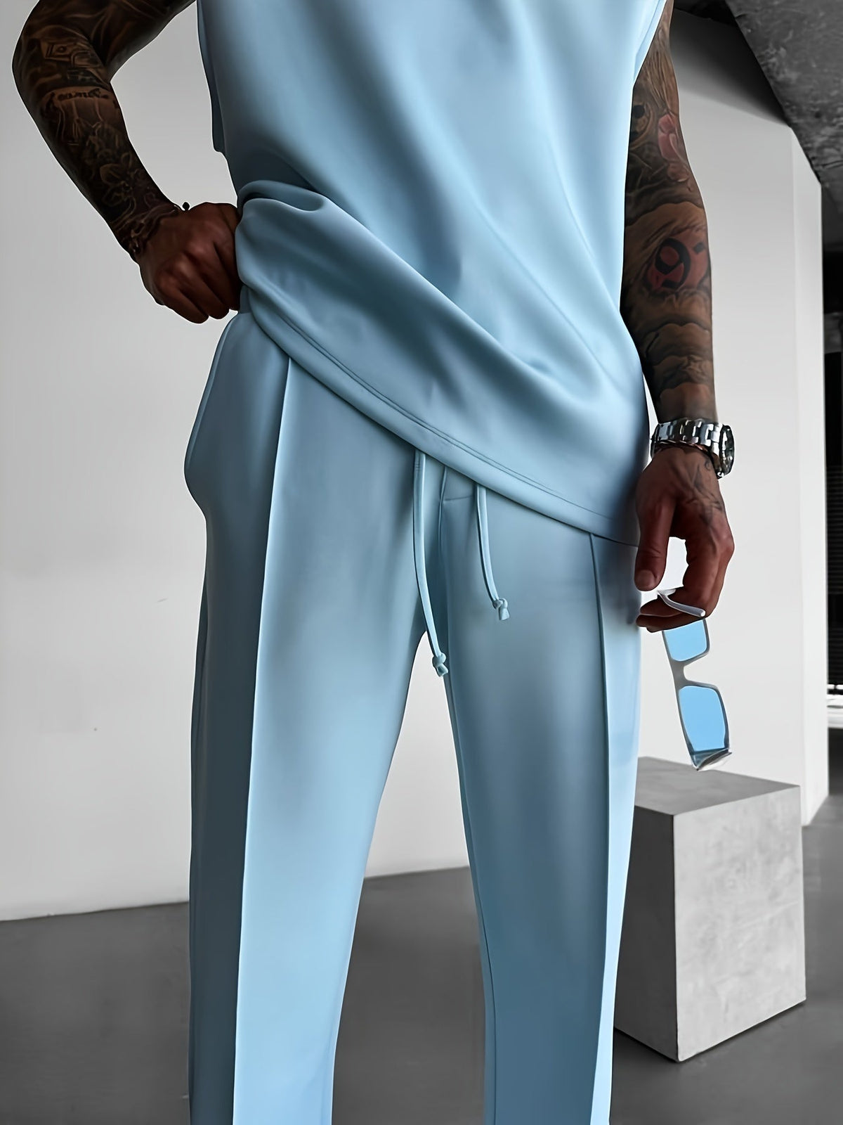 Smart pleated tailored everyday trousers for men | Ellison -17