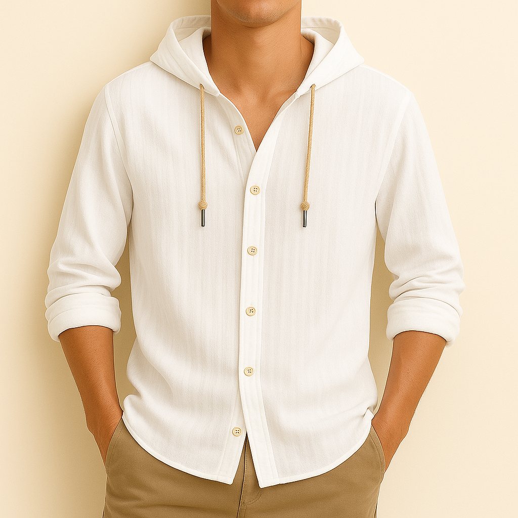 Casual hooded shirt for men | Emerson -9
