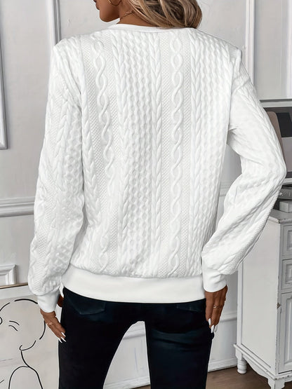 Stylish cosy knitted everyday jumper for women | Lina -3