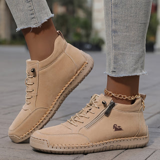 Zip-up orthopaedic everyday comfort shoes for women | Helena -5