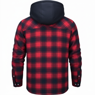 Orvane | Men's Hooded Quilted Padded Longline Coat