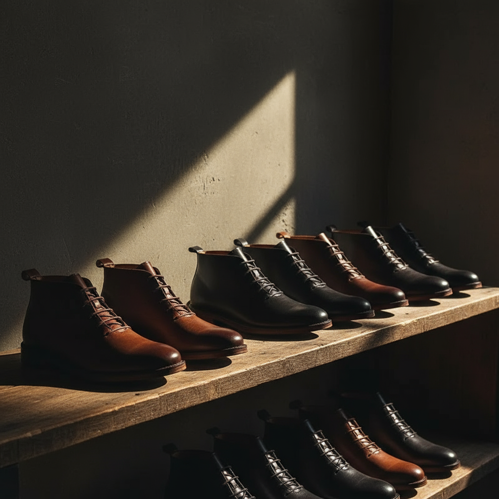 Full-grain leather Goodyear-welt boots for men | The Redwood -9