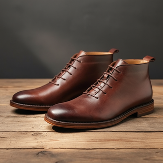Full-grain leather Goodyear-welt boots for men | The Redwood -3