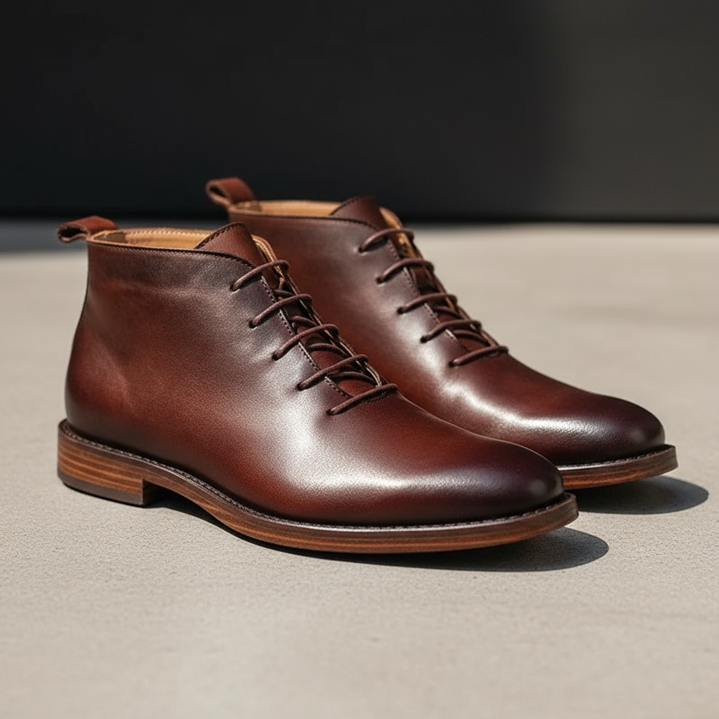 Full-grain leather Goodyear-welt boots for men | The Redwood -2