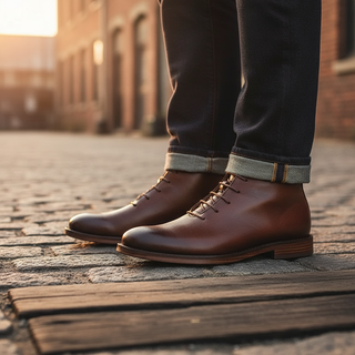 Full-grain leather Goodyear-welt boots for men | The Redwood -6