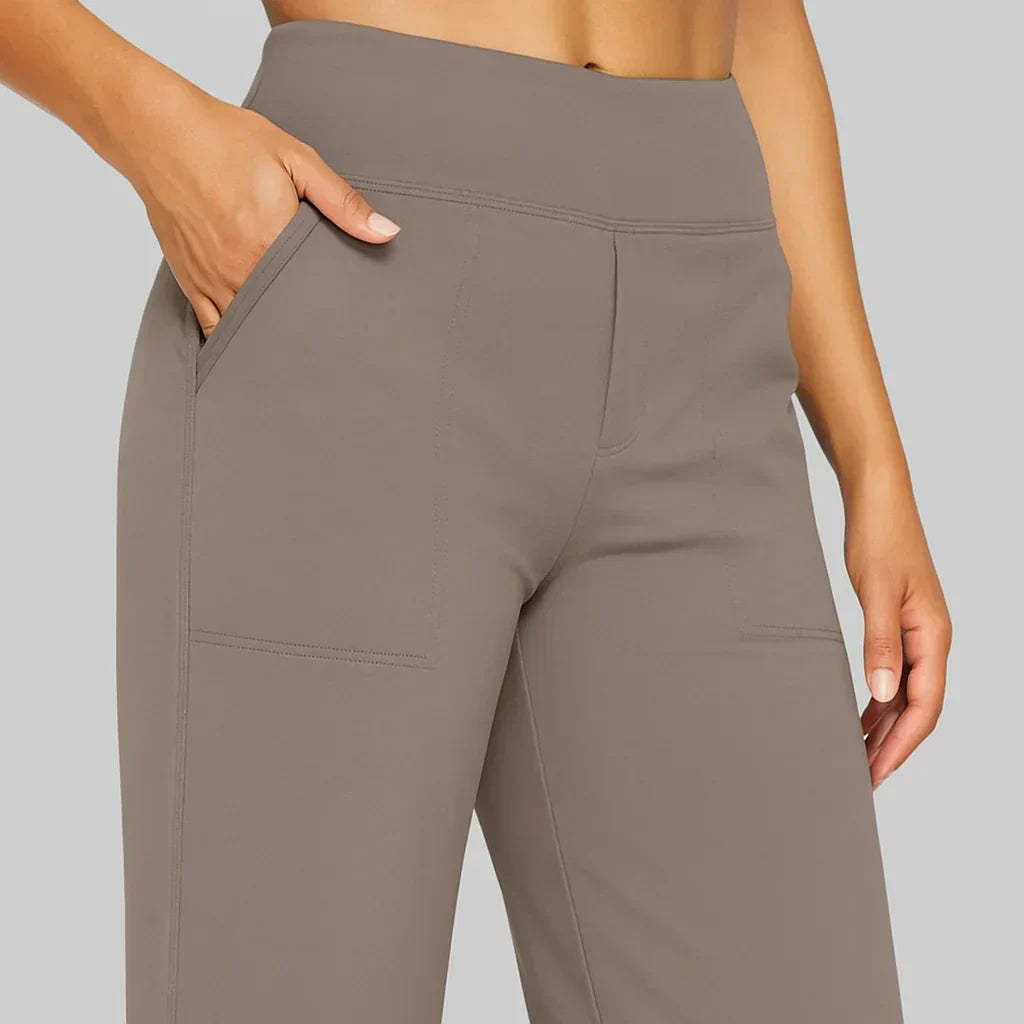 Comfortable stretch everyday casual trousers for women | Adele -2