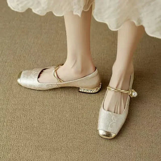 Orthopaedic mary jane everyday flat shoes for women | Mestelle -11