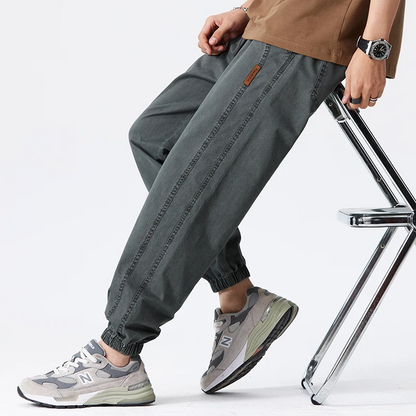 Classic organic-cotton drawstring everyday joggers for men | Greencore -4