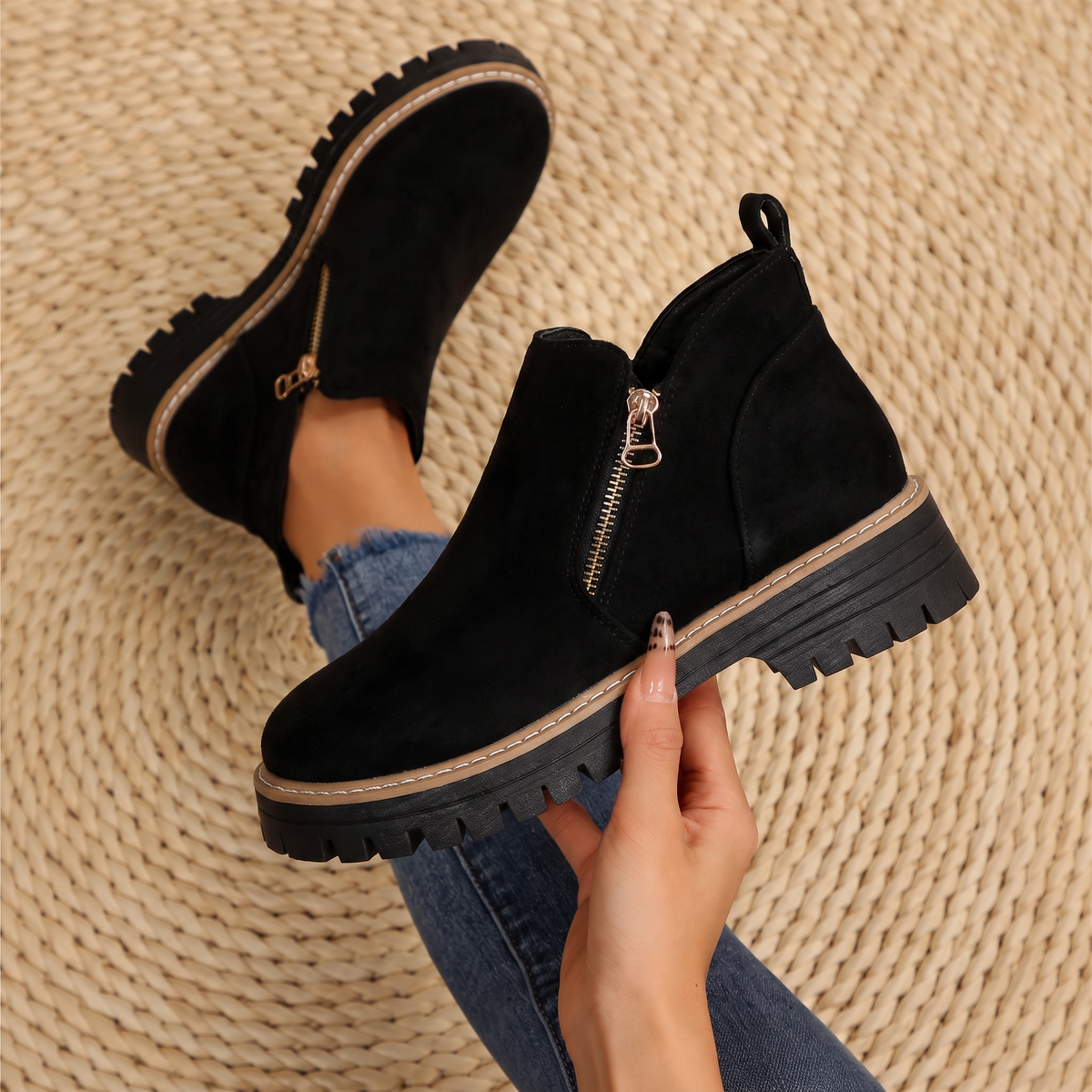 Beatrice | Women's Cushioned Wedge Ankle Boot