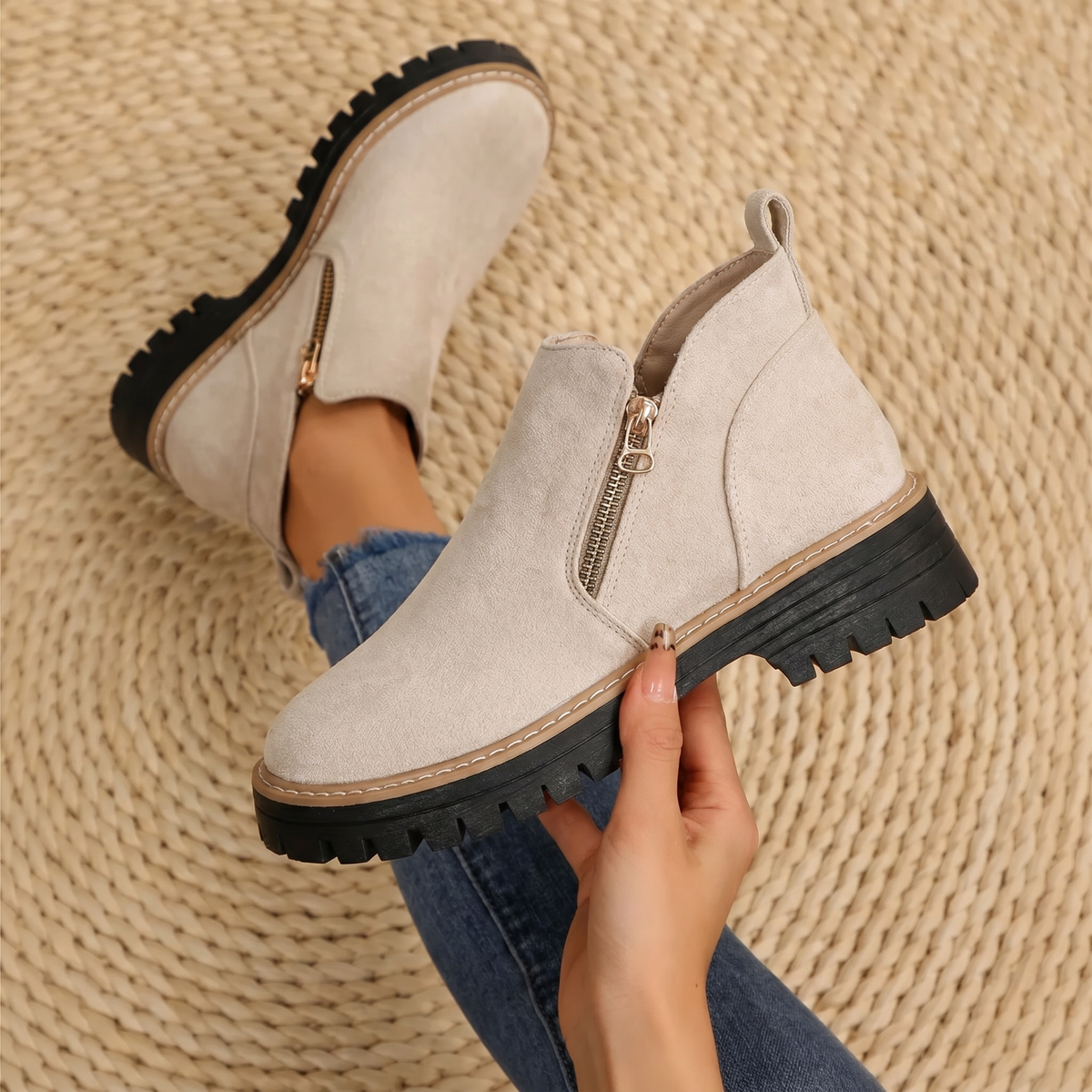 Beatrice | Women's Cushioned Wedge Ankle Boot