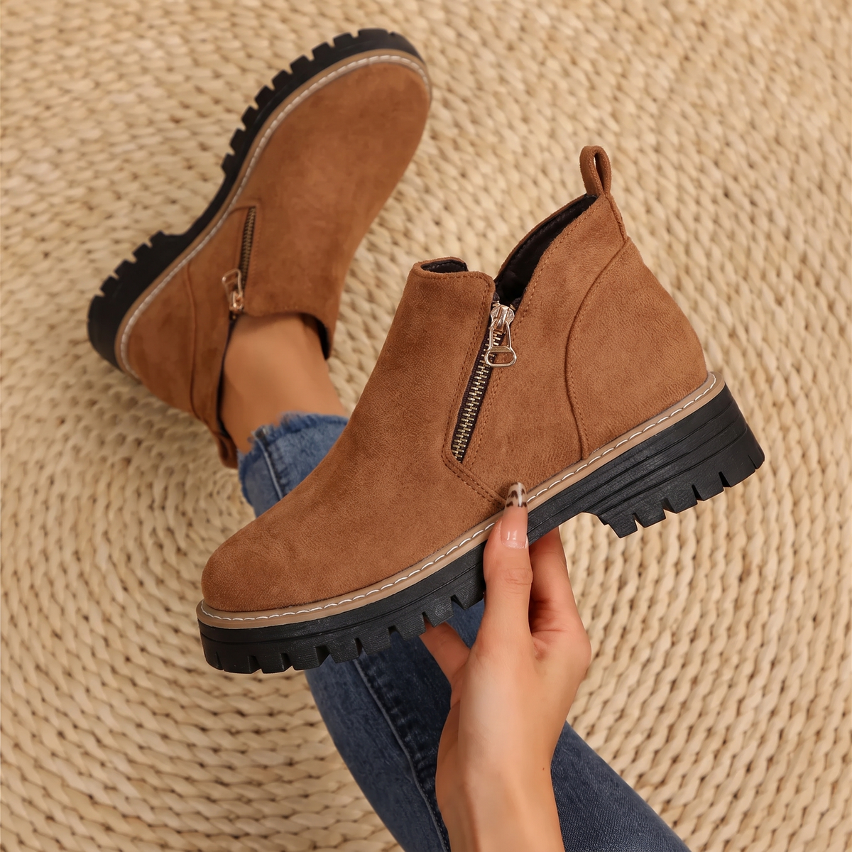 Beatrice | Women's Cushioned Wedge Ankle Boot