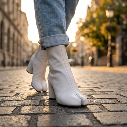 Tabitha | Women's Split Toe Block Heel Ankle Boot