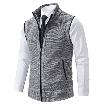 Elegant knitted Italian vest waistcoat for men | Kevin -4