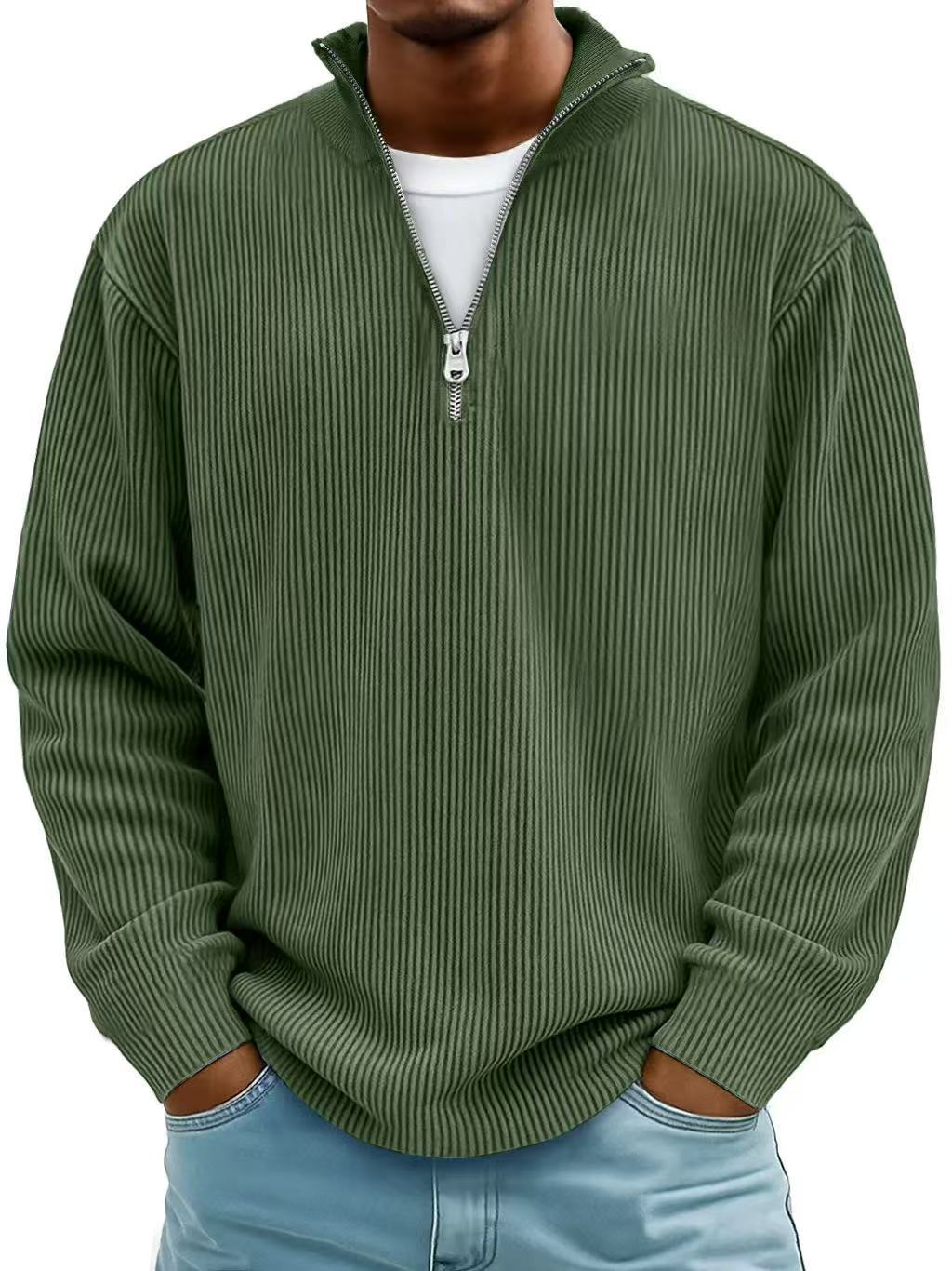 Trendy casual everyday knit pullover for men | Calixto -9