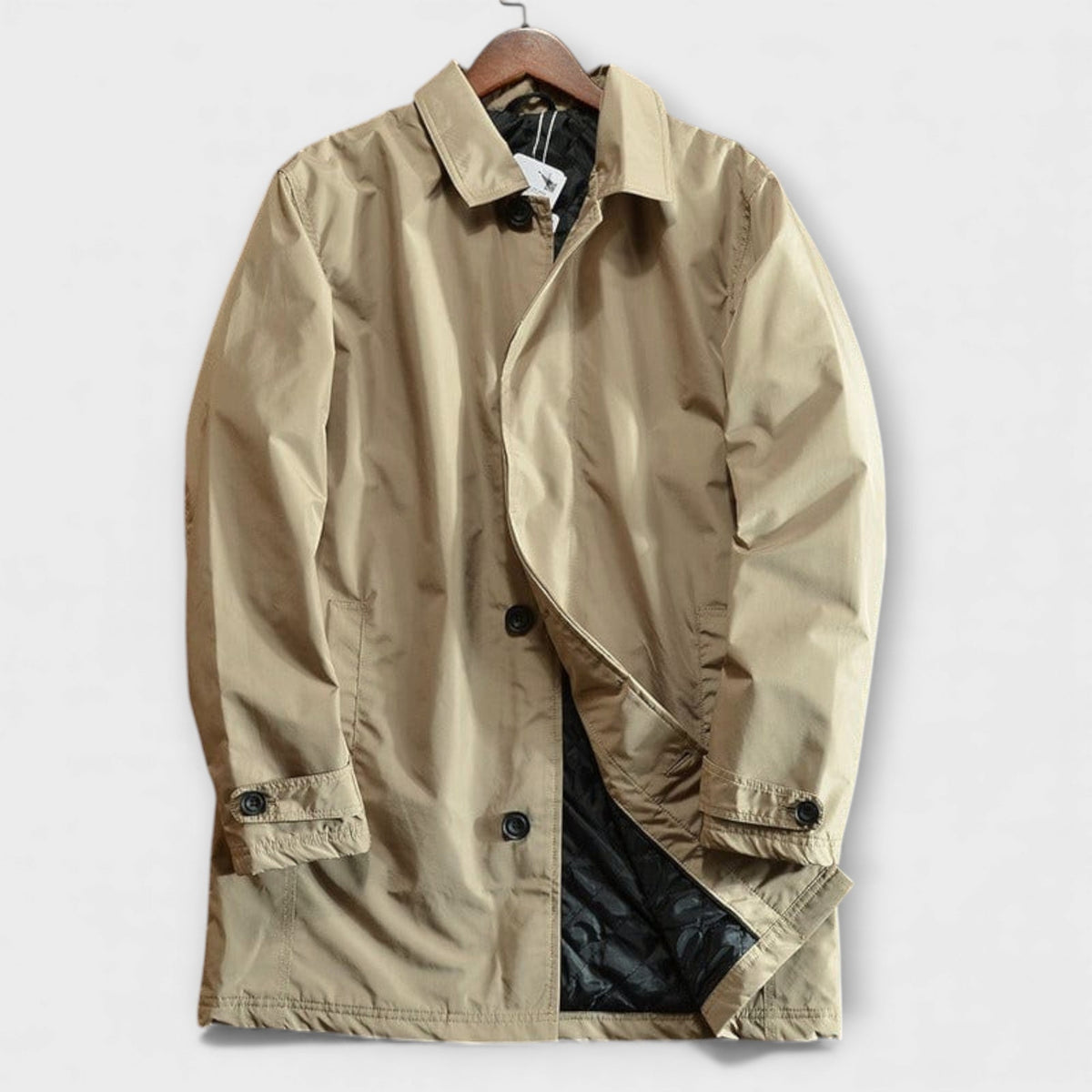 Quilted weather-ready everyday trench coat for women | Westvale -1