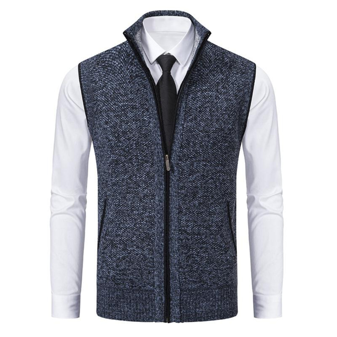 Elegant knitted Italian vest waistcoat for men | Kevin -2