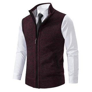 Elegant knitted Italian vest waistcoat for men | Kevin -6