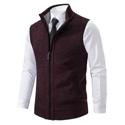 Elegant knitted Italian vest waistcoat for men | Kevin -6