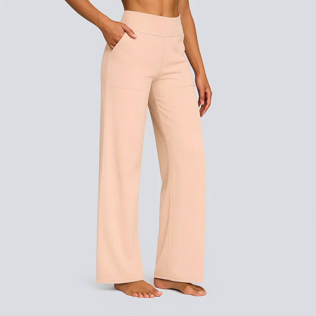 Comfortable stretch everyday casual trousers for women | Adele -13