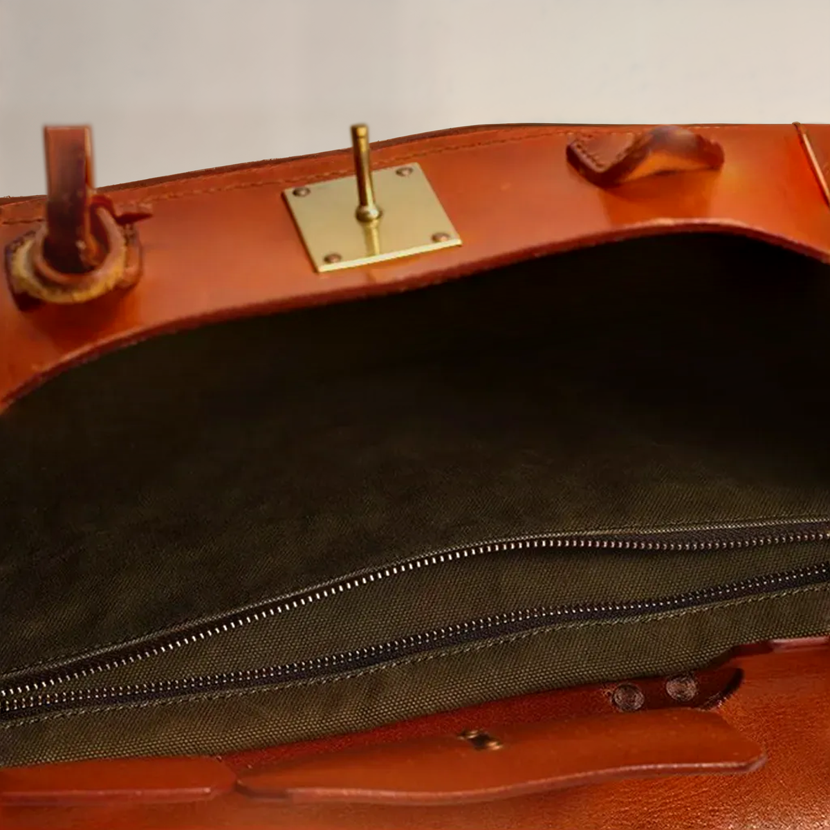 Fenwick | Women's Leather Canvas Weekend Bag