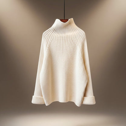 Soft-touch relaxed knit winter set for women | Christina -3