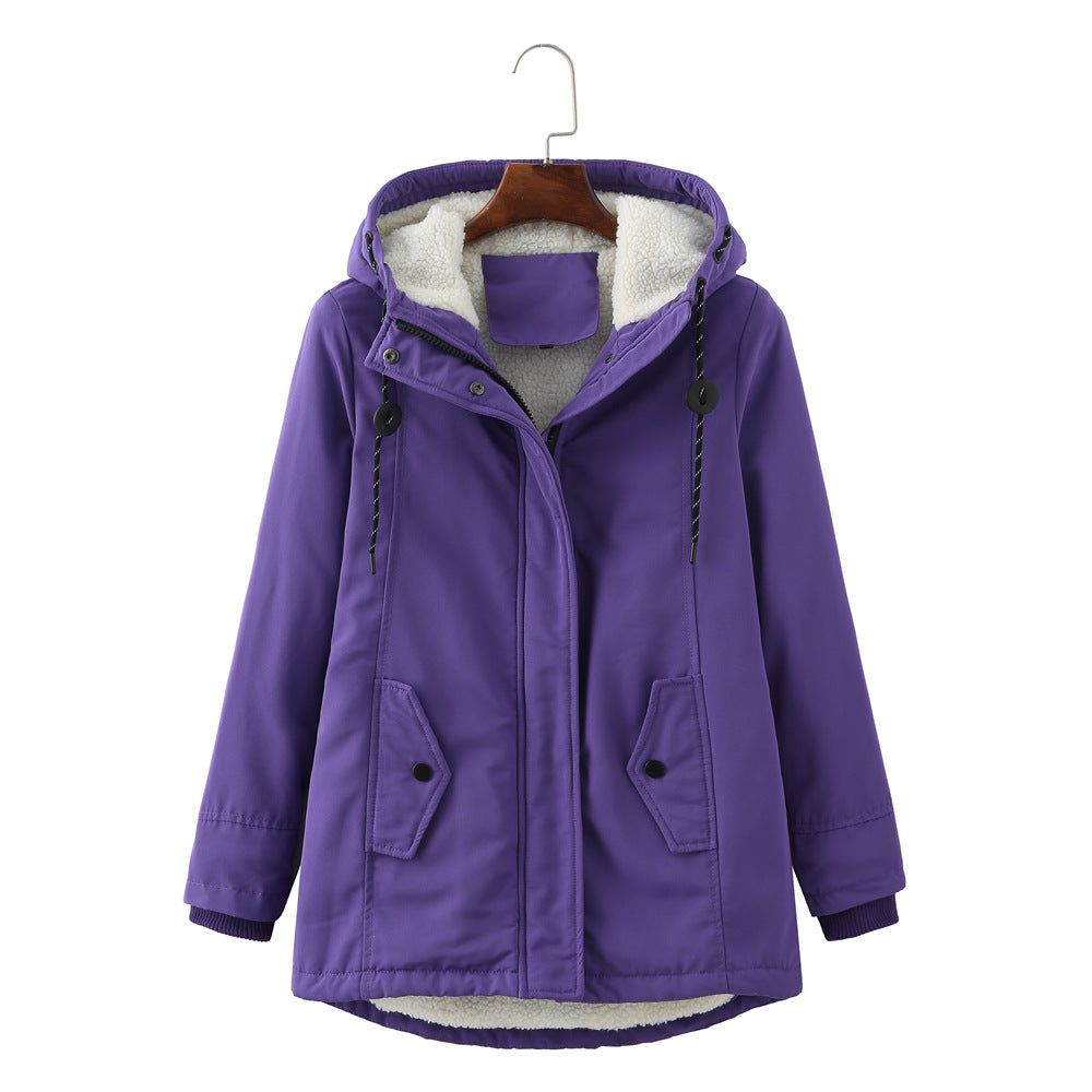 Cosy hooded everyday essential jacket for women | Lyra -6