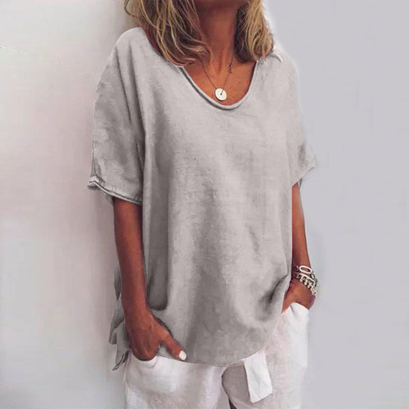 Comfy loose-fit casual everyday top for women | Callie -2