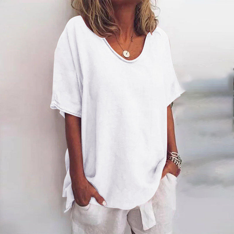 Comfy loose-fit casual everyday top for women | Callie -3
