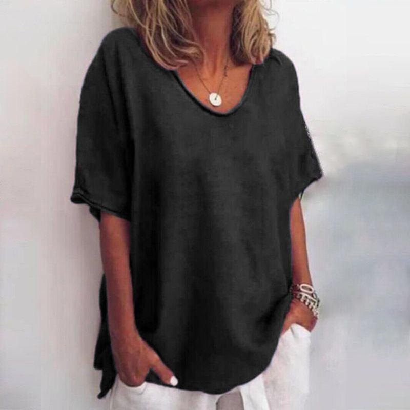 Comfy loose-fit casual everyday top for women | Callie -6