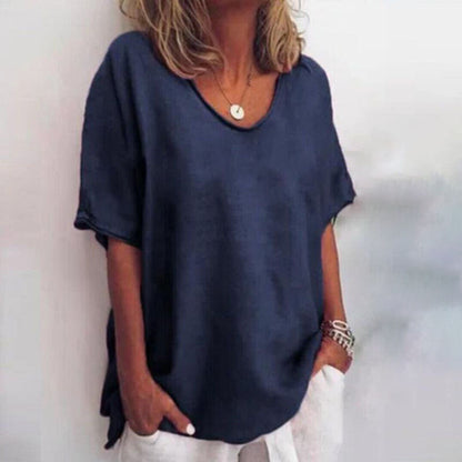 Comfy loose-fit casual everyday top for women | Callie -7