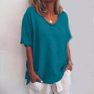 Comfy loose-fit casual everyday top for women | Callie -8