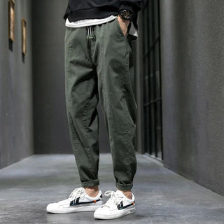 Tapered drawstring everyday joggers for men | Evan's Easywear -6