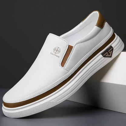 Full-grain leather slip-on shoes for men | The Whitman -10